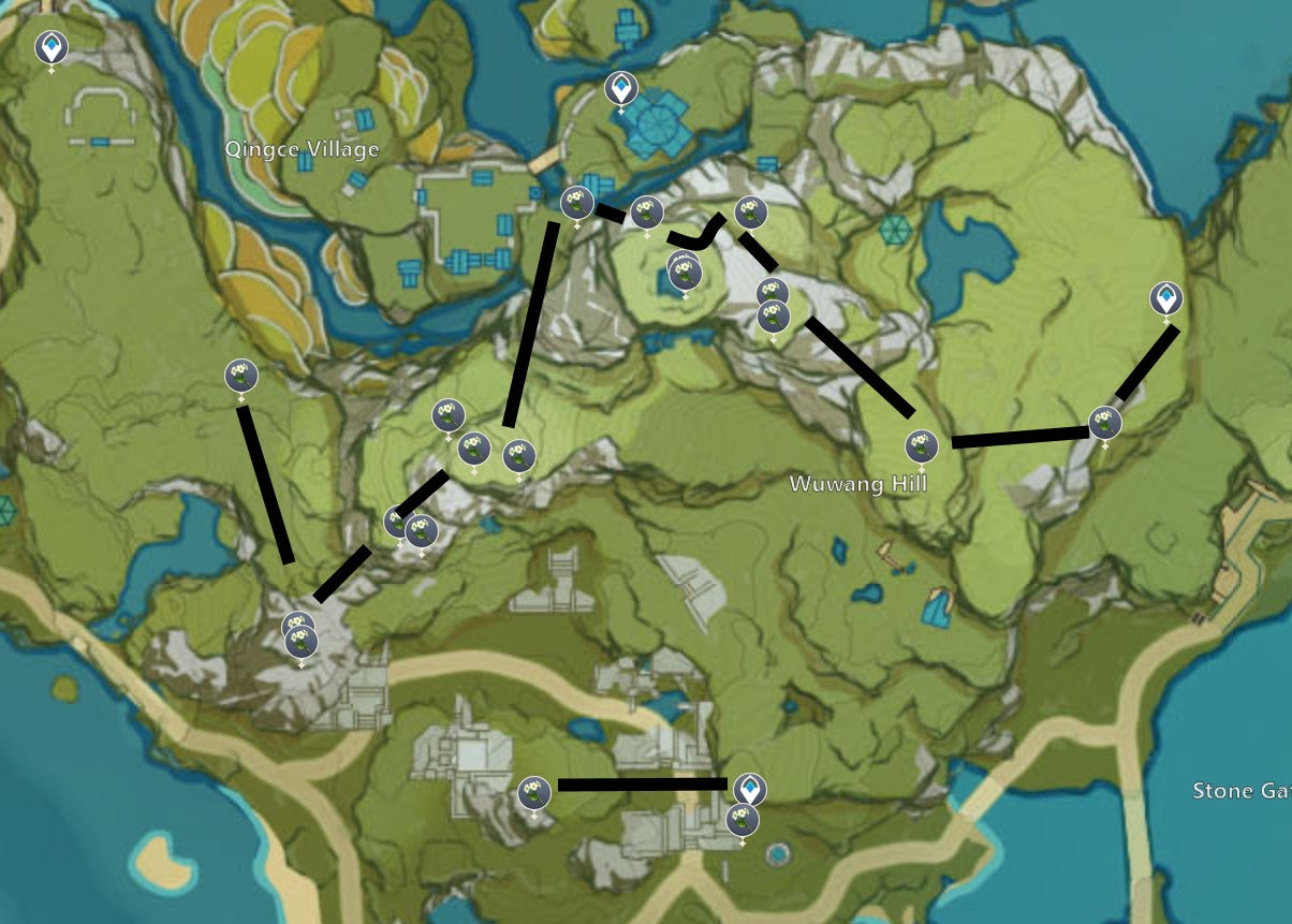 Genshin Impact Qingxin Flower locations and best Qingxin Flower farm